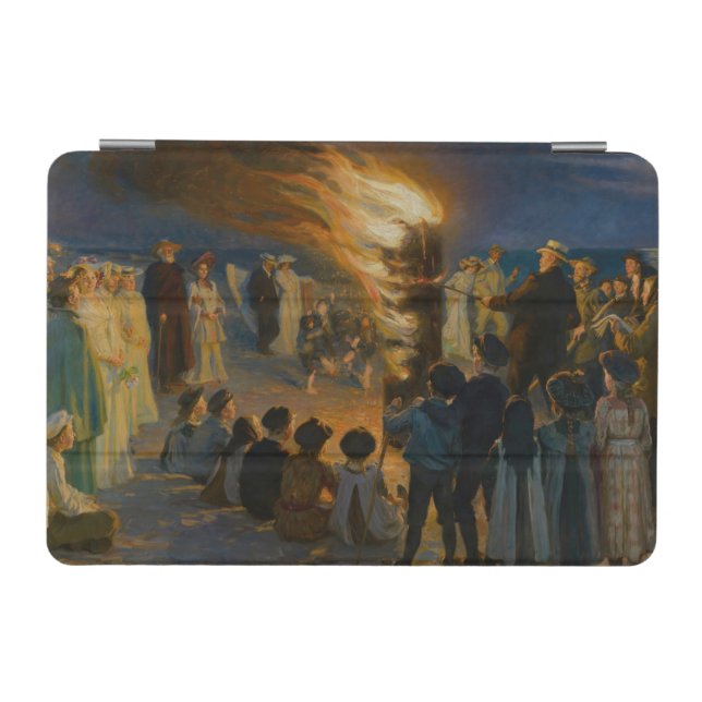 Peder Severin Kroyer - Midsummer's Eve Bonfire iPad Mini Cover (Horizontal)