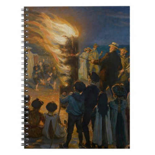 Peder Severin Kroyer _ Midsummers Eve Bonfire Notebook