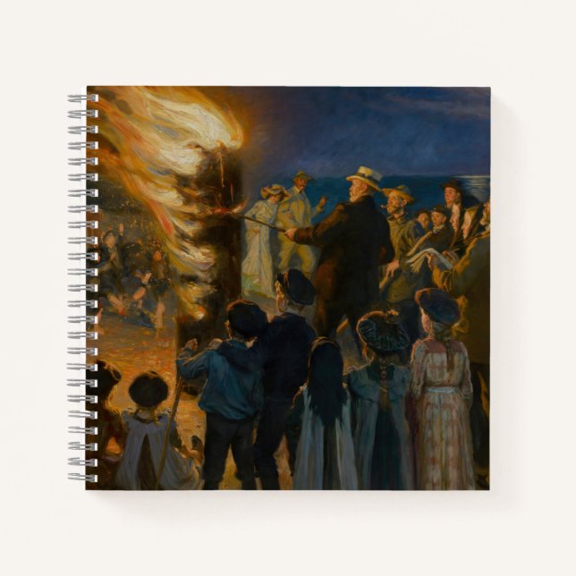 Peder Severin Kroyer - Midsummer's Eve Bonfire Notebook (Front)