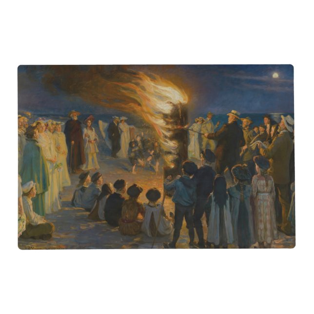 Peder Severin Kroyer - Midsummer's Eve Bonfire Placemat (Front)