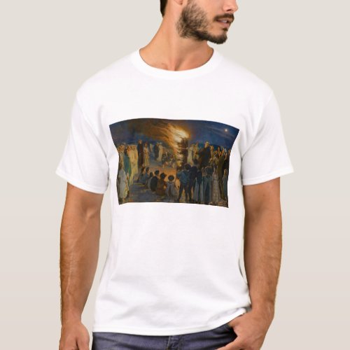 Peder Severin Kroyer _ Midsummers Eve Bonfire T_Shirt