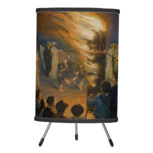 Peder Severin Kroyer - Midsummer's Eve Bonfire Tripod Lamp