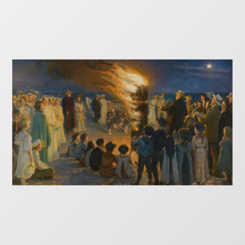 Peder Severin Kroyer _ Midsummers Eve Bonfire Wall Decal