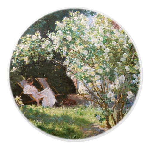 Peder Severin Kroyer _ Roses Ceramic Knob