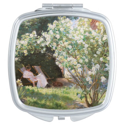 Peder Severin Kroyer _ Roses Compact Mirror