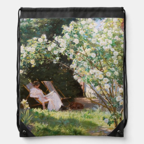 Peder Severin Kroyer _ Roses Drawstring Bag