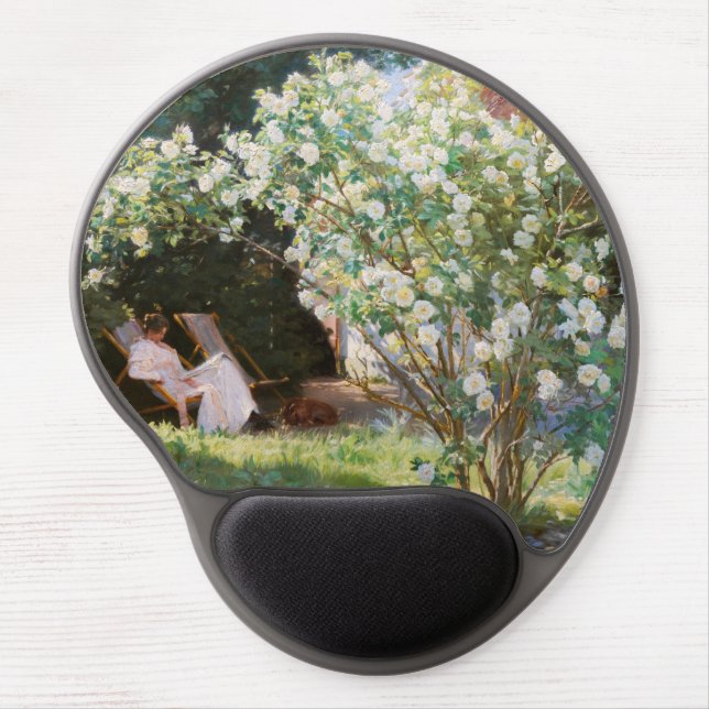 Peder Severin Kroyer - Roses Gel Mouse Pad (Front)