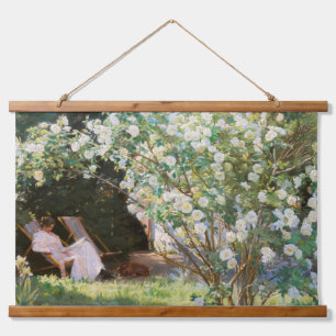 Peder Severin Kroyer - Roses Hanging Tapestry