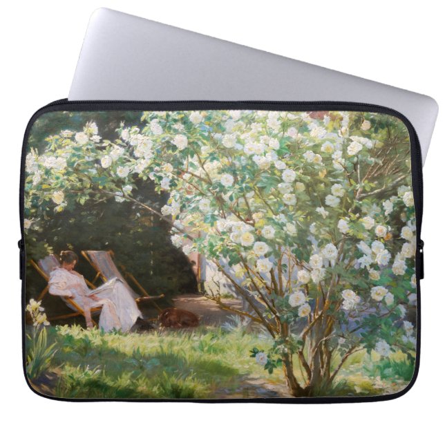 Peder Severin Kroyer - Roses Laptop Sleeve (Front)