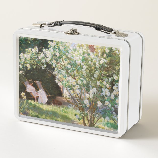 Peder Severin Kroyer - Roses Metal Lunch Box (Front)