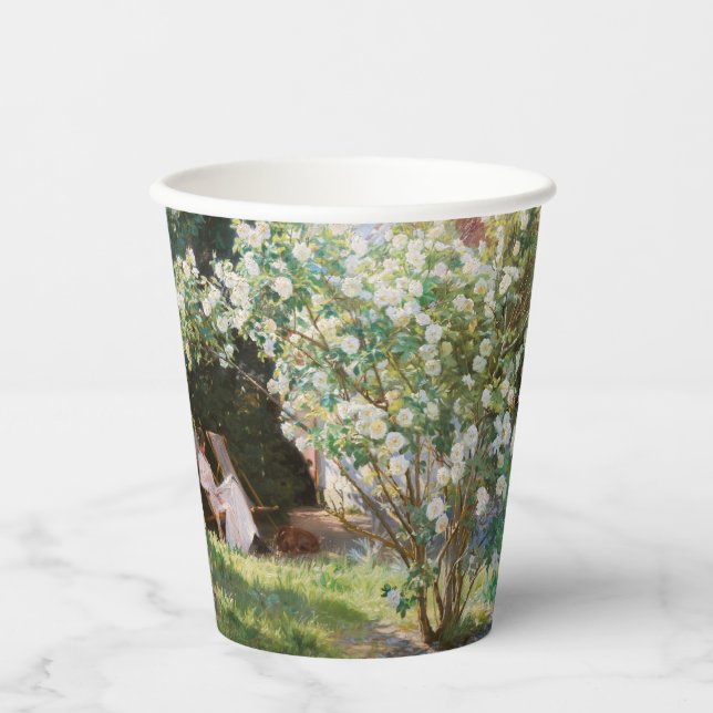 Peder Severin Kroyer - Roses Paper Cups (Front)