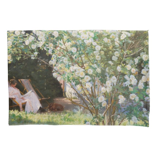 Peder Severin Kroyer - Roses Pillow Case (Front)