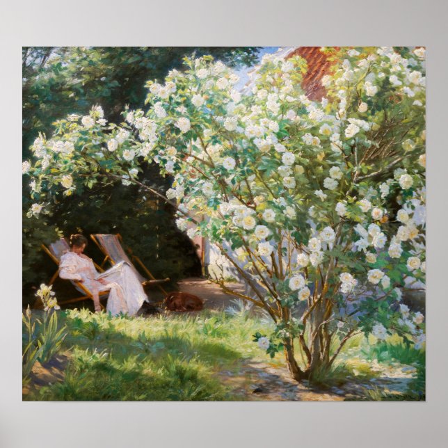 Peder Severin Kroyer - Roses Poster (Front)