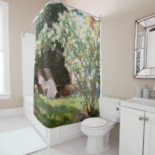 Peder Severin Kroyer - Roses Shower Curtain