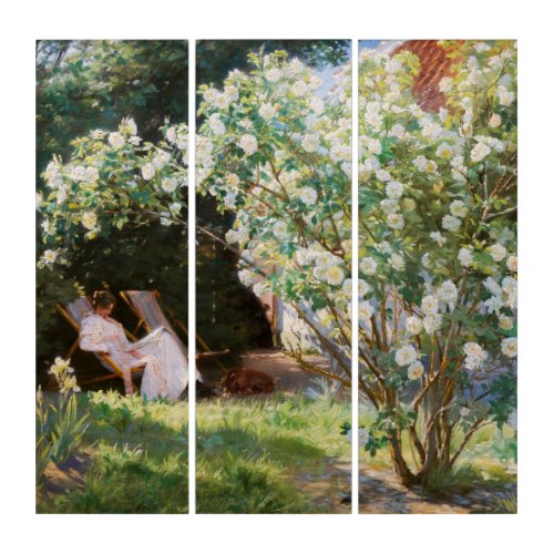Peder Severin Kroyer _ Roses Triptych