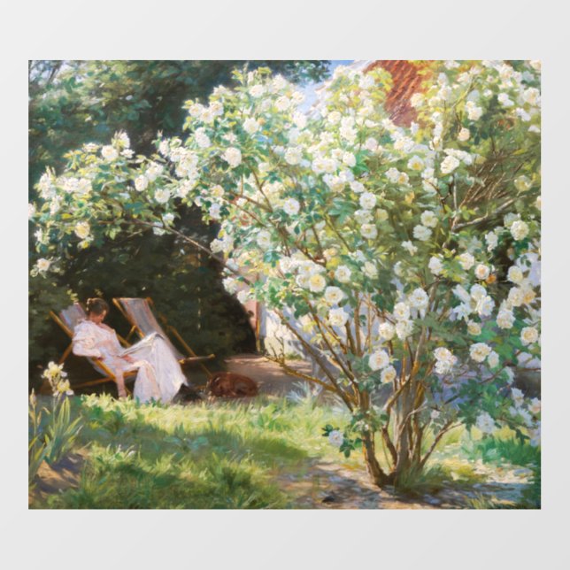 Peder Severin Kroyer - Roses Wall Decal (Front)