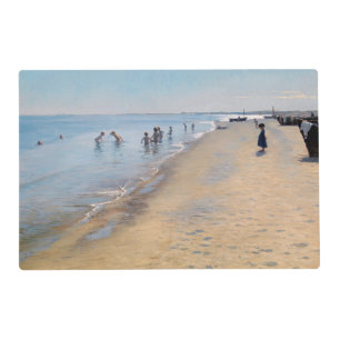 Peder Severin Kroyer - Summer Day at Skagen Beach Placemat