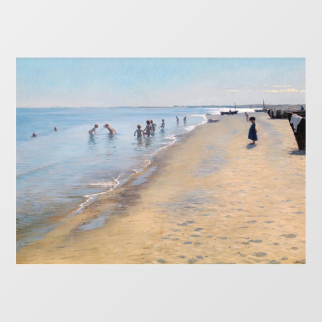 Peder Severin Kroyer - Summer Day at Skagen Wall Decal (Front)
