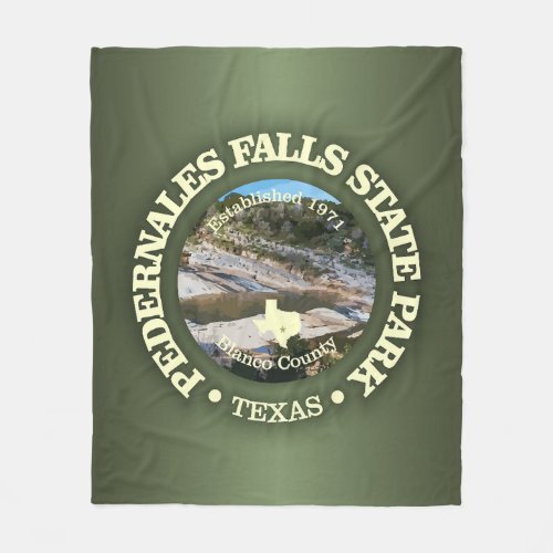 Pedernales Falls SP Fleece Blanket