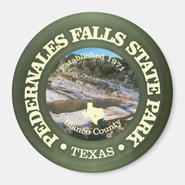 Pedernales Falls SP Magnet (Front)