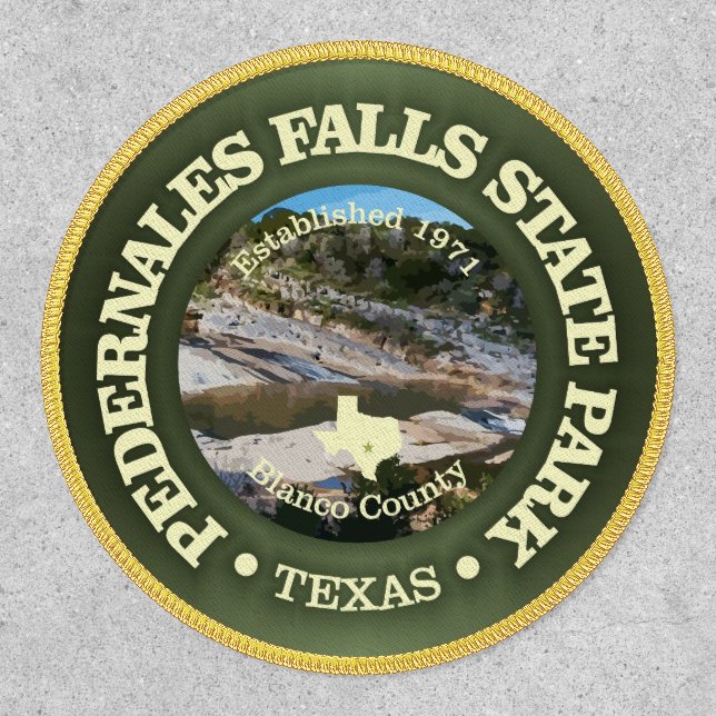 Pedernales Falls SP Patch (Front)