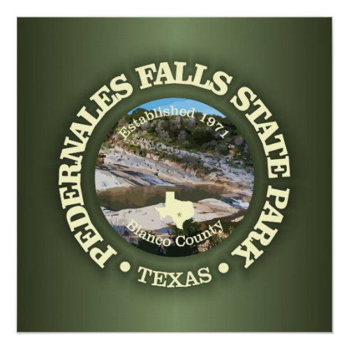 Pedernales Falls SP Poster