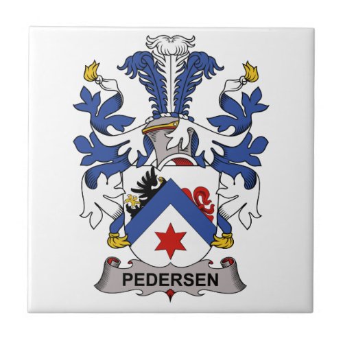 Pedersen Family Crest Tile