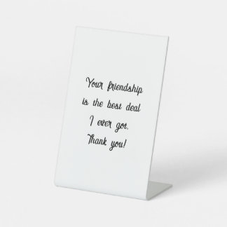 Pedestal Sign, 4" X 6" Pedestal Sign