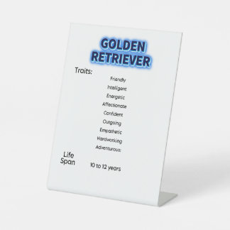 Pedestal Sign, 4" X 6" Sign