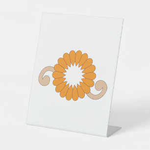 Pedestal Signage Acrylic. Vintage. Event. Custom Sign