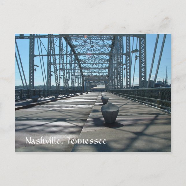 Pedestrian Bridge at the Riverfront Postcard (Front)