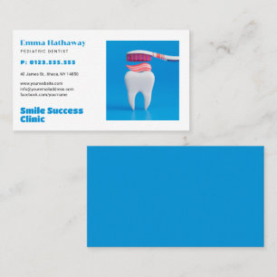 Pediatric Dentist   Dental Practice Business Card