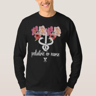 Pediatric Er Nurse Caduceus Peds Emergency Nursing T-Shirt