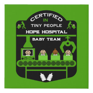 Pediatric Nurse Appreciation gifts Faux Canvas Print