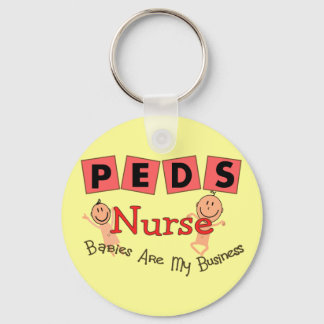 Pediatric Nurse "Babies Are My Business" Keychain