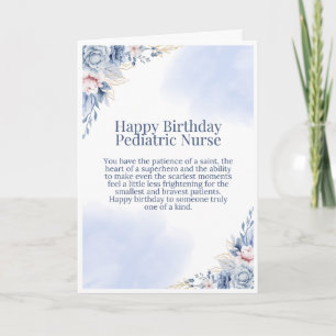 Pediatric Nurse Birthday Card
