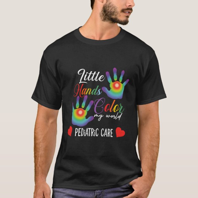 Pediatric Nurse Care Healthcare Nurse Day T-Shirt (Front)
