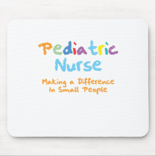 Pediatric Nurse Children Medicine Doctor Job Gift Mouse Pad