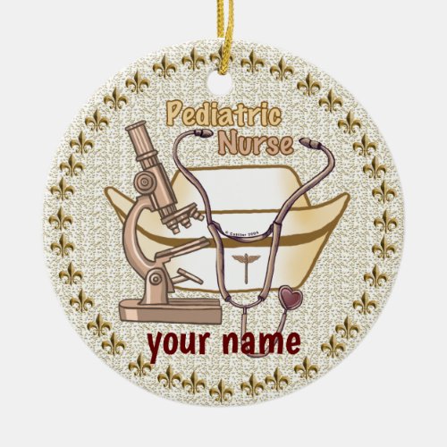 Pediatric Nurse Collage ornament