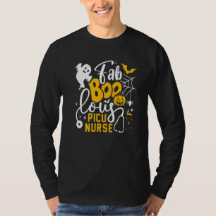 Pediatric Nurse Costume Halloween Picu Nurse T-Shirt