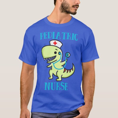 Pediatric Nurse Dinosaurs Rex Nursing Lover  T_Shirt