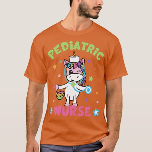 Pediatric Nurse _ Funny Unicorn Stethoscope T_Shirt