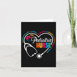 Pediatric Nurse Future Nurse Nursing School Nurse Card
