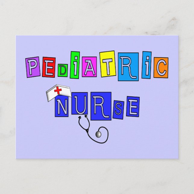Pediatric Nurse Gifts Postcard (Front)