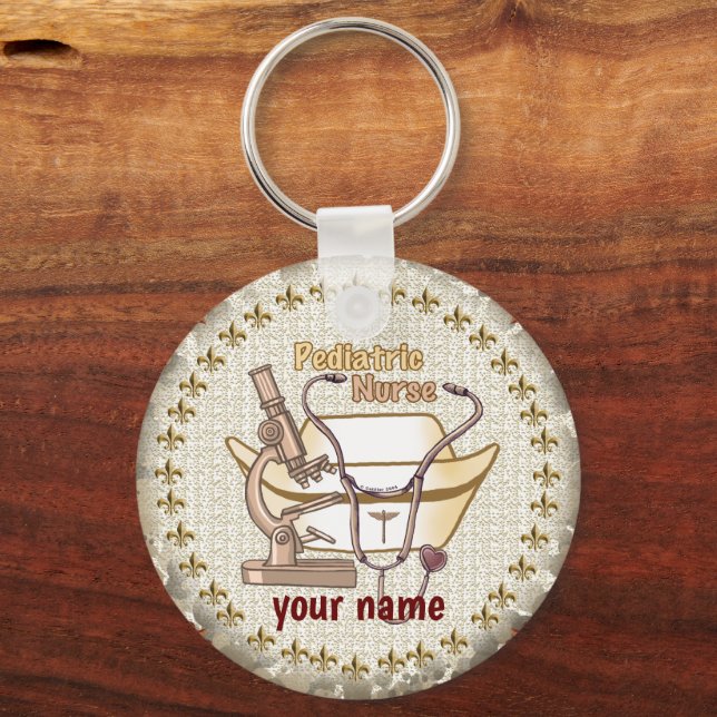 Pediatric Nurse keychain (Front)