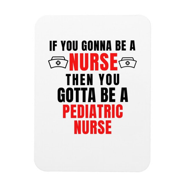 PEDIATRIC NURSE MAGNET (Vertical)