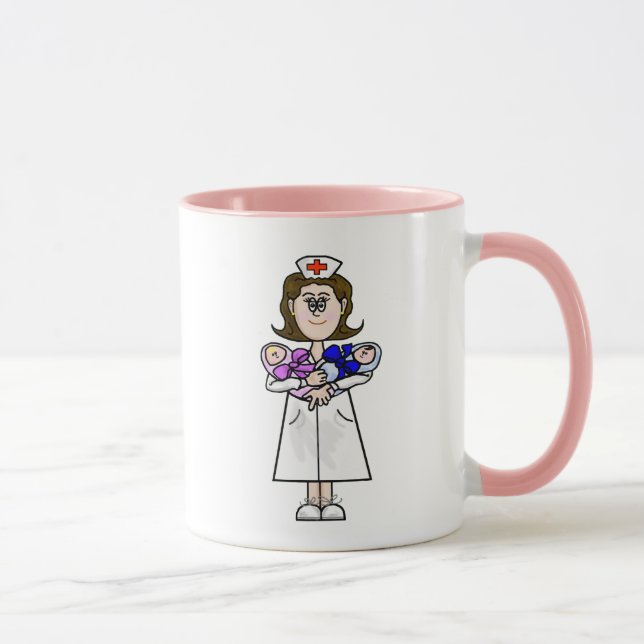 Pediatric Nurse Mug Customize With Name (Right)