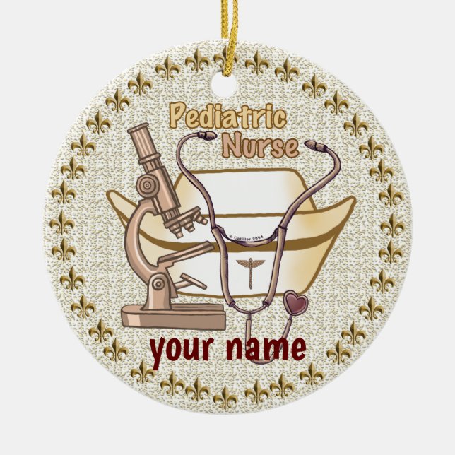 Pediatric Nurse  ornament (Front)