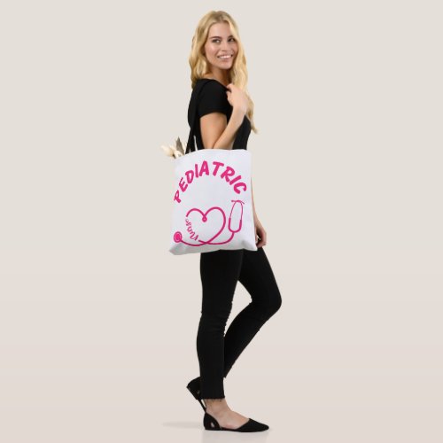 Pediatric nurse pediatric nurse practitioner  tote bag