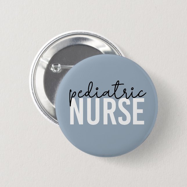 Pediatric Nurse Peds Nurse Appreciation Gift Button (Front & Back)
